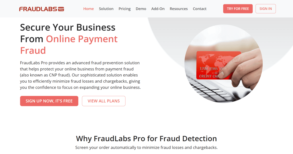 fraudlabs pro screenshot