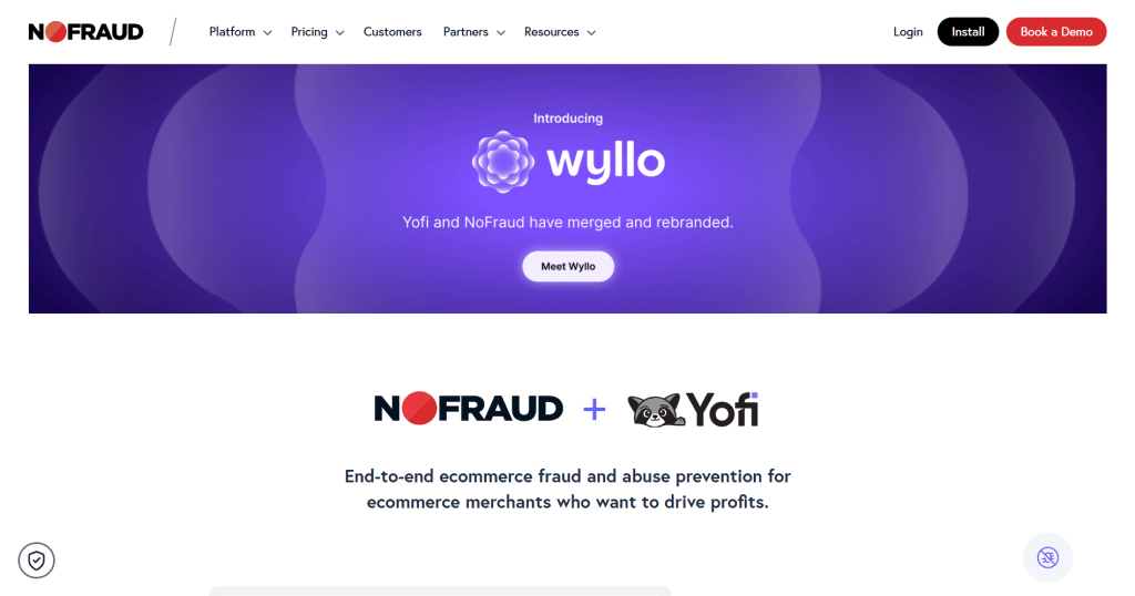 nofraud screenshot